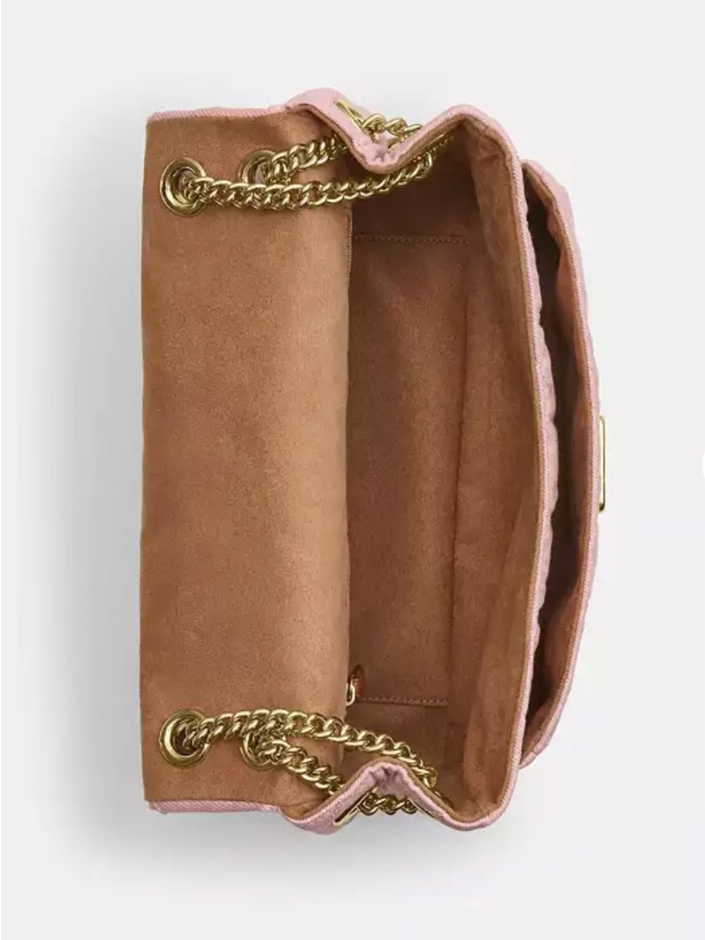 Elodie Crossbody Bag
In Loved pink Denim With Quilting - Picture 6 of 10